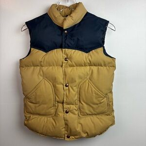 William Barry Brandon Colorado Vintage Goose Down Puffy Vest